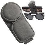 Konohan Sunglasses Holder For Car Visor Leather Eyeglass Hanger Light Gray. Fixed Price $11.75.