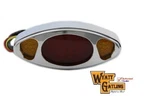 Wyatt Gatling Chrome Led Lamp Assembly Chopper Springer Softail Rigid. Fixed Price $146.17.