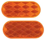Optronics RE-12AK Reflector Oblong Amber/pair. Fixed Price $9.13.