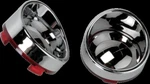 Drag Specialties 2020-0401 Bezel T/s Visor Red/mir. Fixed Price $55.07.