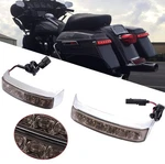 Led Saddlebag Turn Signal Lights For Harley Touring Road King Electra Glide Flhr. Fixed Price $45.00.
