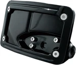 Kuryakyn Curved Horizontal Side-mount License Plate Holder Black. Fixed Price $243.99.