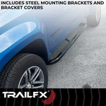 Trail Fx 1130304093 3" Round Bent Black Steel Nerf Bar 2009-2014 Ford F-150. Fixed Price $359.21.