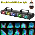 5 Len Beam Rgbyc Dj Laser Projector Show Stage Effect Lighting W/remote. Fixed Price $135.99.