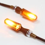 Wizard Cob Led Bright Tail Turn Signal Light 1 Pair For Motorcycle. Fixed Price $37.38.