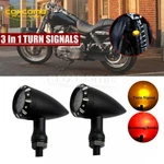 Mini Bullet Led Brake Turn Signal Tail Light Amber Indicators Blinker For Harley. Fixed Price $24.72.