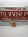 Nos Harley-davidson Lens Fender Tip Front Oem 59180-80 Robison Hd 91- Flh Flt. Fixed Price $18.00.