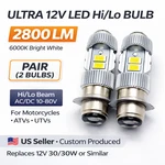 Pair Hi/lo Led Corning Accessory Light Bulbs For Honda 34901-GM0-003 12V 18W. Fixed Price $26.99.
