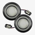 Eagle Lights Halos 2" Smoke Rear Led Turn Signals 1157 For Harley Motorcycles. Fixed Price $119.99.