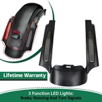 Rear Fender Fascia W/led Light Fit For Harley Touring Street Road Glide 09-13. Fixed Price $61.11.