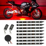 Ledglow 8PC Red Motorcycle Neon Underglow Accent Flexible Lights Kit. Fixed Price $82.99.