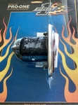 Custom Chrome Pro 1 Flush Mount Teardrop Taillight With Bluedo Jewel 65308. Fixed Price $80.00.