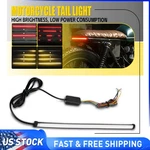 Amber&red Motorcycle Led Tail Strip Light Brake Stop Turn Signal Super Bright. Fixed Price $14.24.