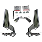 Custom Dynamics CD-FASCIA-SS6CS Led Panels Chrome W/smoke Lens. Fixed Price $211.95.