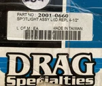 Drag Specialties Spotlight Assy Led 4.5 2001-0660 #2128. Fixed Price $49.99.