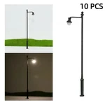 10PCS 1:87 Model Railway Lamppost Landscape Street Lights Lamps Mini Scale Led. Fixed Price $22.07.