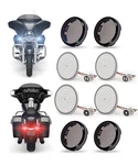 2" Front 1157 + Rear 1156 Led Motorcycle Turn Signals Lights Kit For Harley D.... Fixed Price $92.83.