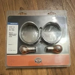 Harley Smoked Rear Turn Signal Visors 69759-05 Models Fits In The Picture.. Fixed Price $45.00.