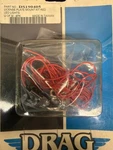 Drag Specialties Led License Plate Mount Kit Lights Bolts Red 4-PACK ..fast Ship. Fixed Price $7.99.