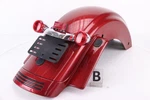 2018 Harley Street Glide Wicked Red Rear Fender Light Bar Skirt Assembly. Fixed Price $360.00.