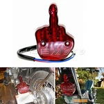 Brake Taillight Middle Finger Led Lamp Red Lens For Sportster Dyna Custom Bobber. Fixed Price $26.98.