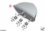 Genuine Bmw K09 K21 K22 K23 K32 K33 K49 K50 K51 K83 Led Rear Light 63218525605. Fixed Price $263.22.