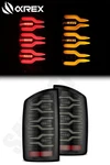 Alpharex Luxx Alpha-black Led Taillights For 2007-2008 Dodge Ram 1500/2500/3500. Fixed Price $415.00.