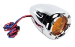 Arlen Ness 12-768 Deep Cut Turn Signals With Fire Ring Led, Amber Lens -.... Fixed Price $69.97.