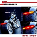Amp-z 42CM Red With Signal Light Led Tail Bar Tube For Suzuki Motorcycles. Fixed Price $37.72.