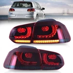 Vland Red Led Tail Lights For 2010-2014 Volkswagen Vw Golf MK6 Gti Rear Lamps. Fixed Price $233.99.