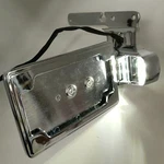 Chrome Skull License Plate Bracket W/ Led Light Fits Harley Forty Eight XL1200X. Fixed Price $35.78.