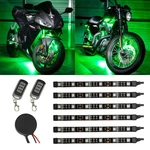 Ledglow 6PC Green Motorcycle Neon Underglow Accent Flexible Lights Kit. Fixed Price $69.99.