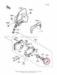 New Oem Kawasaki Headlight Lamp Cover Socket Seal. Fixed Price $29.95.