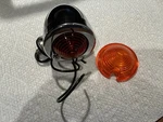 1 Custom Bullet Amber Chrome Light/w Extra Interchangeable Lens. Fixed Price $21.60.