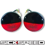 Black/red Vintage Taillight Kit For Sickspeed Rear Finish Panel Conversion. Fixed Price $199.88.
