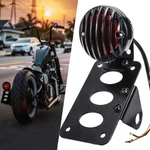Tail Light Side Mount License Plate Bracket Set For Harley Chopper Bobber Honda. Fixed Price $27.50.