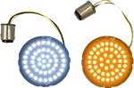 Custom Dynamics Genesis Amber/white Led Turn Signal Inserts GEN-4-AW-1157. Fixed Price $109.95.