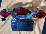 Oem Chrome HARLEY09-23 Touring Road Str Glide Bullet Light Bar Turn Signals. Fixed Price $119.00.