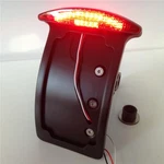 Curve License Plate Led Tail Brake Light For Side Mounted Verticle Black. Fixed Price $72.04.