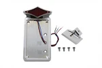 Chrome Vertical Led Tail Lamp Kit Diamond Style For Harley Davidson By V-twin. Fixed Price $179.90.