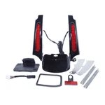 Rear Fender Extension Fascia W/ Led Light For Harley Touring Street Glide 09-13. Fixed Price $79.80.