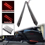 Rear Saddlebag Red Led Side Marker Light For Harley Touring Street Electra Glide. Fixed Price $54.99.