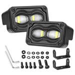 3 Inch Sae Led Fog Lights 40W Dot Approved Mini Pods Street Legal Pair. Fixed Price $69.99.