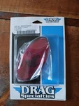 Drag Specialties 2010-0225 Red Cateye Replacement Lens With Gasket. Fixed Price $9.99.