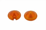Bullet Style Marker Lamp Amber Lens Set For Harley Davidson By V-twin. Fixed Price $8.82.