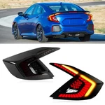 Led Tail Lights Assembly Fit For 2016-2021 Honda Civic Sedan With Smoked Lens.... Fixed Price $336.00.