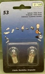 New Genuine Eiko 53-BP G3-1/2 Miniature Bayonet Base Bulb, 14.4V/0.12 Am Pack. Fixed Price $35.09.