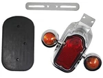 Tombstone Led Taillight / Red Lens Amber Turn Signals Ships From Usa. Fixed Price $69.99.