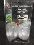 New 95 96 Honda CBR600 CBR900RR Clear Alternatives Front Turn Signals Set #B1266. Fixed Price $16.00.