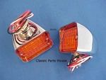 Custom Chrome Led Lights With Amber Lenses. Fixed Price $32.99.